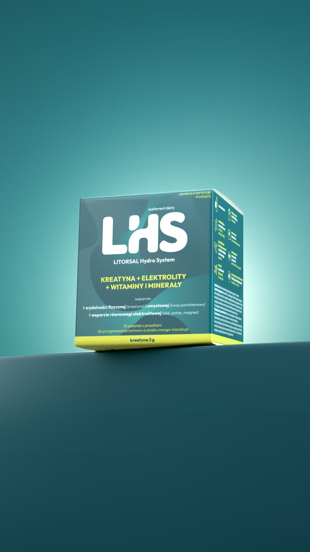 Opakowanie LHS Litorsal Hydro System — kreatyna, elektrolity, witaminy i minerały
